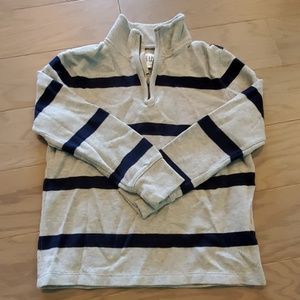 GAP Gray and Navy Striped sweater